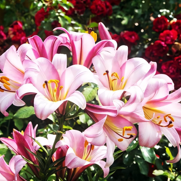 Луковицы  Лилия трубчатая Pink Planet (Пинк Планет) (3шт.)