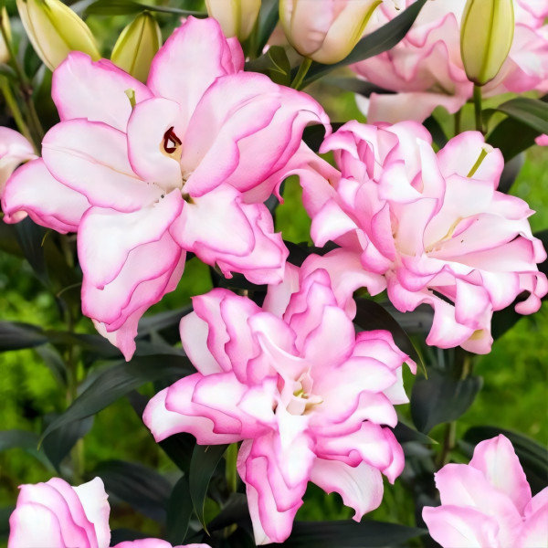 Луковицы  Лилия махровая восточная Roselily Anoushka (Розели Аннушка) (3шт.)