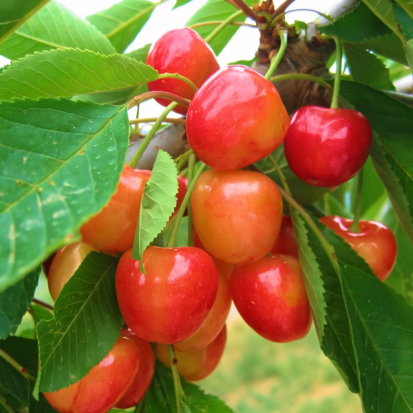 Саженцы Черешня колоновидная розовая